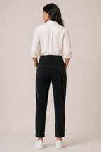 Women's Velvet Minicord Pant - Black