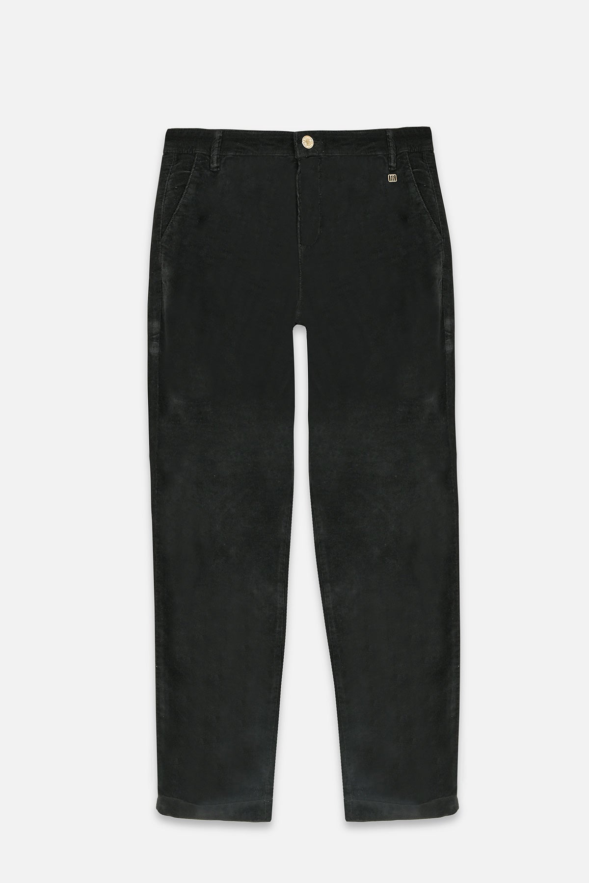 Women's Velvet Minicord Pant - Black