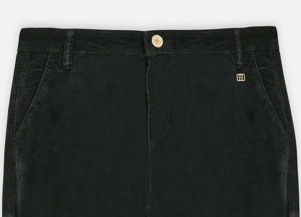 Women's Velvet Minicord Pant - Black