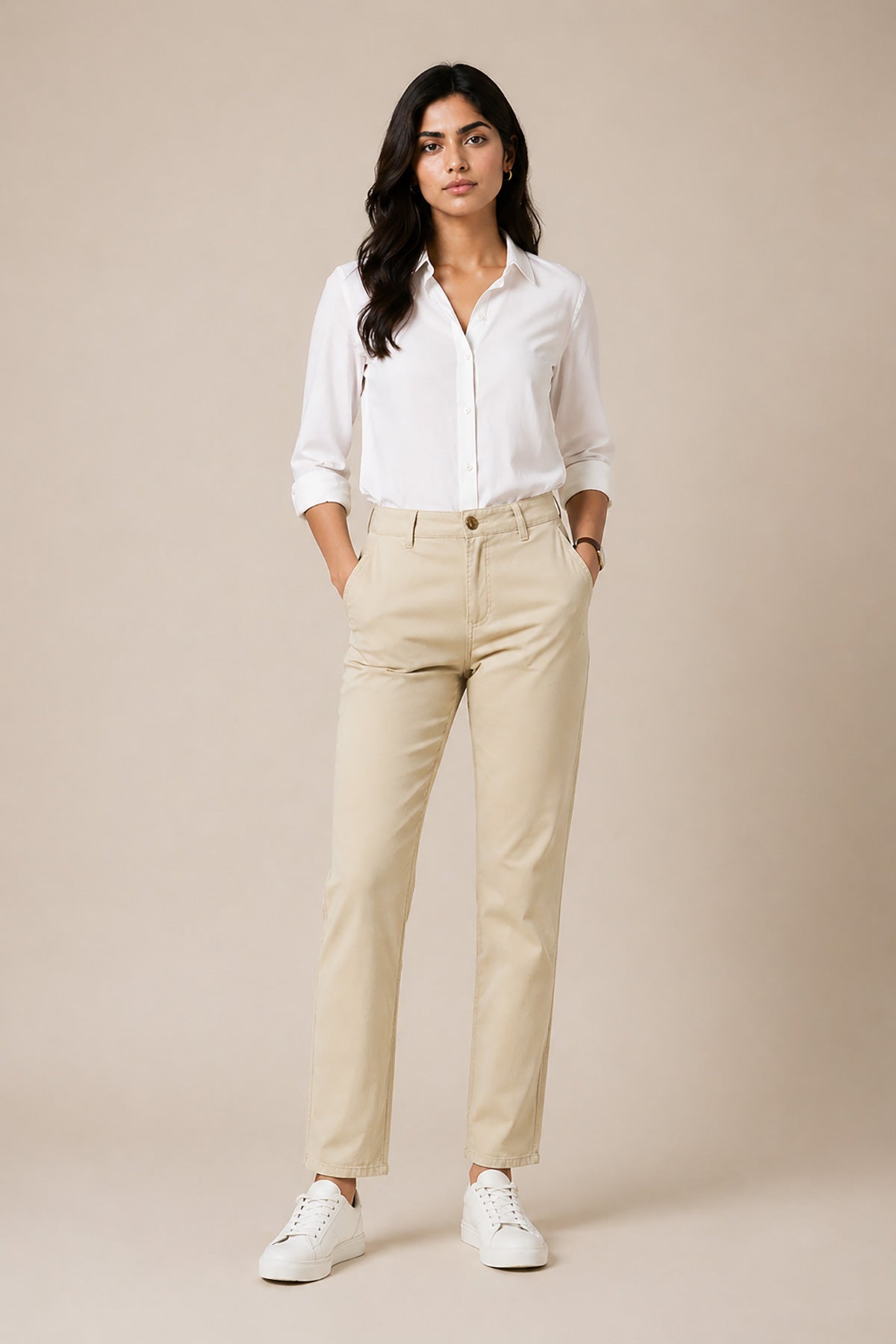 Bella Bootcut Pant - Vanilla