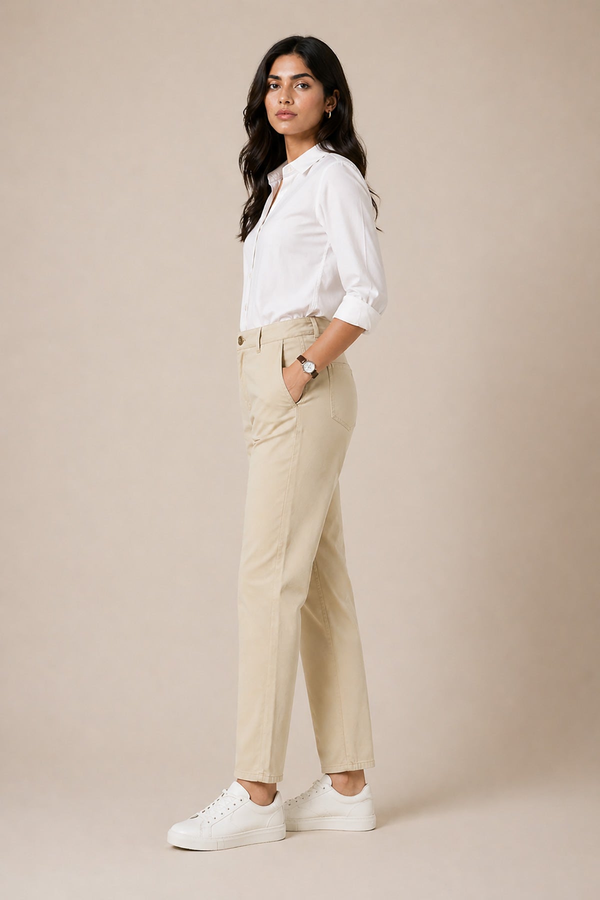 Bella Bootcut Pant - Vanilla