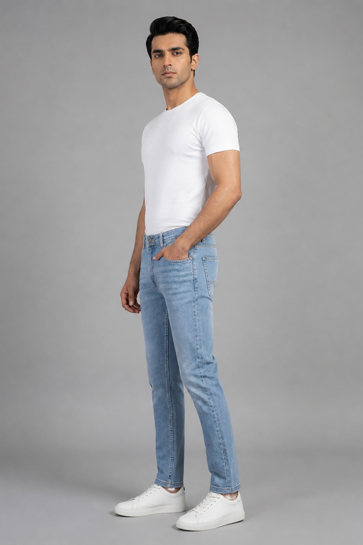 Men's Denim Pant - Light Blue