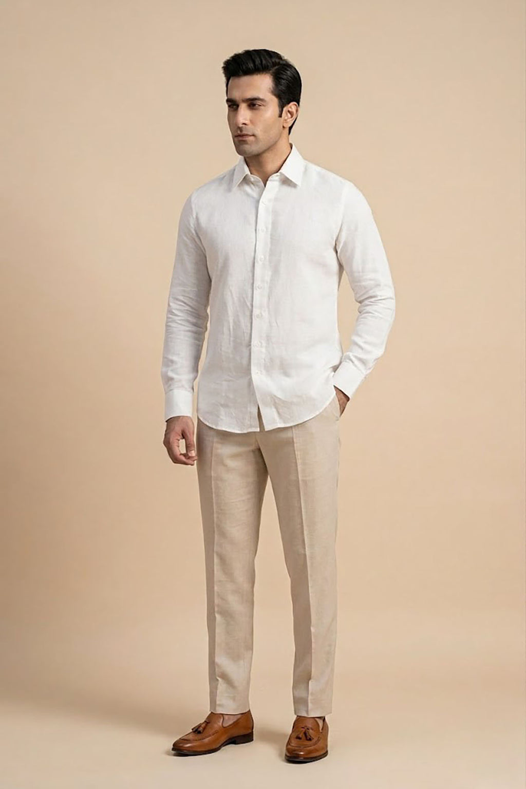 Men's Casual Shirt - White