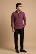 Men's Flannel Shirt - Red