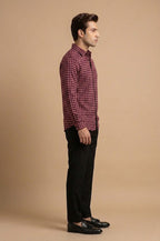 Men's Flannel Shirt - Red