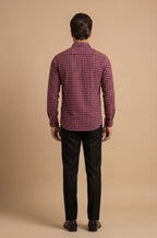 Men's Flannel Shirt - Red