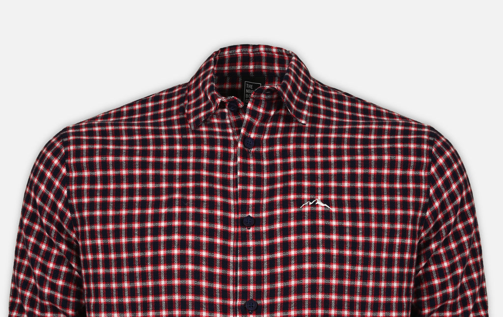 Men's Flannel Shirt - Red