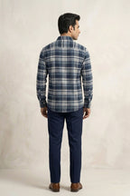 Men's Flannel Shirt - Blue