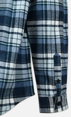 Men's Flannel Shirt - Blue