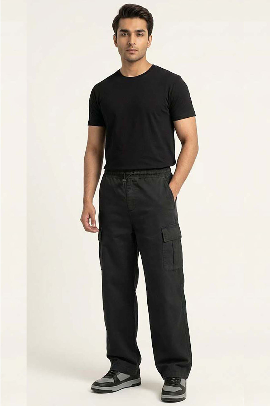 Men's Cargo Pocket Pant - Black