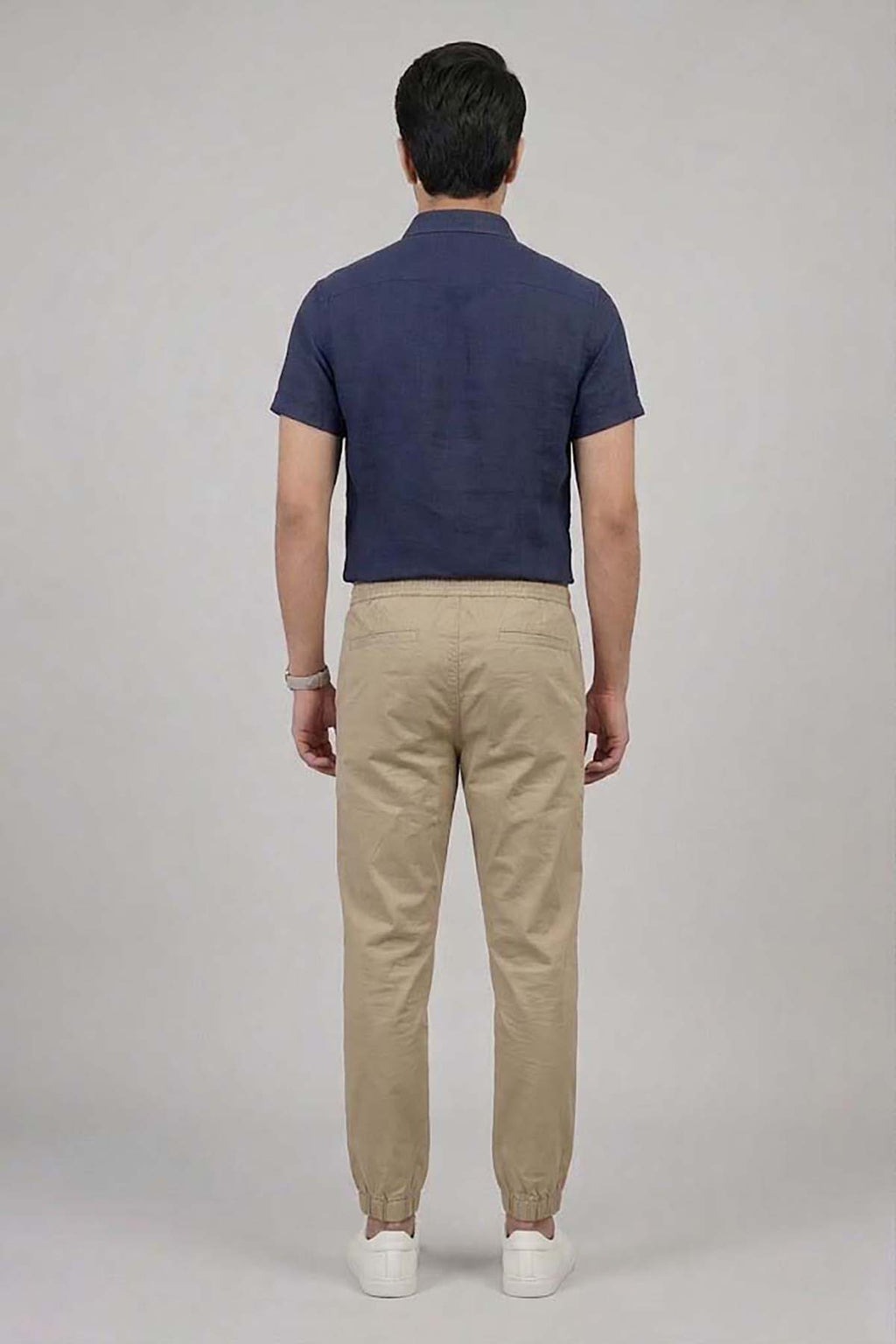 Men's Bottom Cuff Trouser - Sand