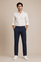 Men's Cotton/Linen Pant - Navy