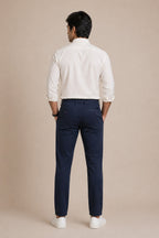 Men's Cotton/Linen Pant - Navy