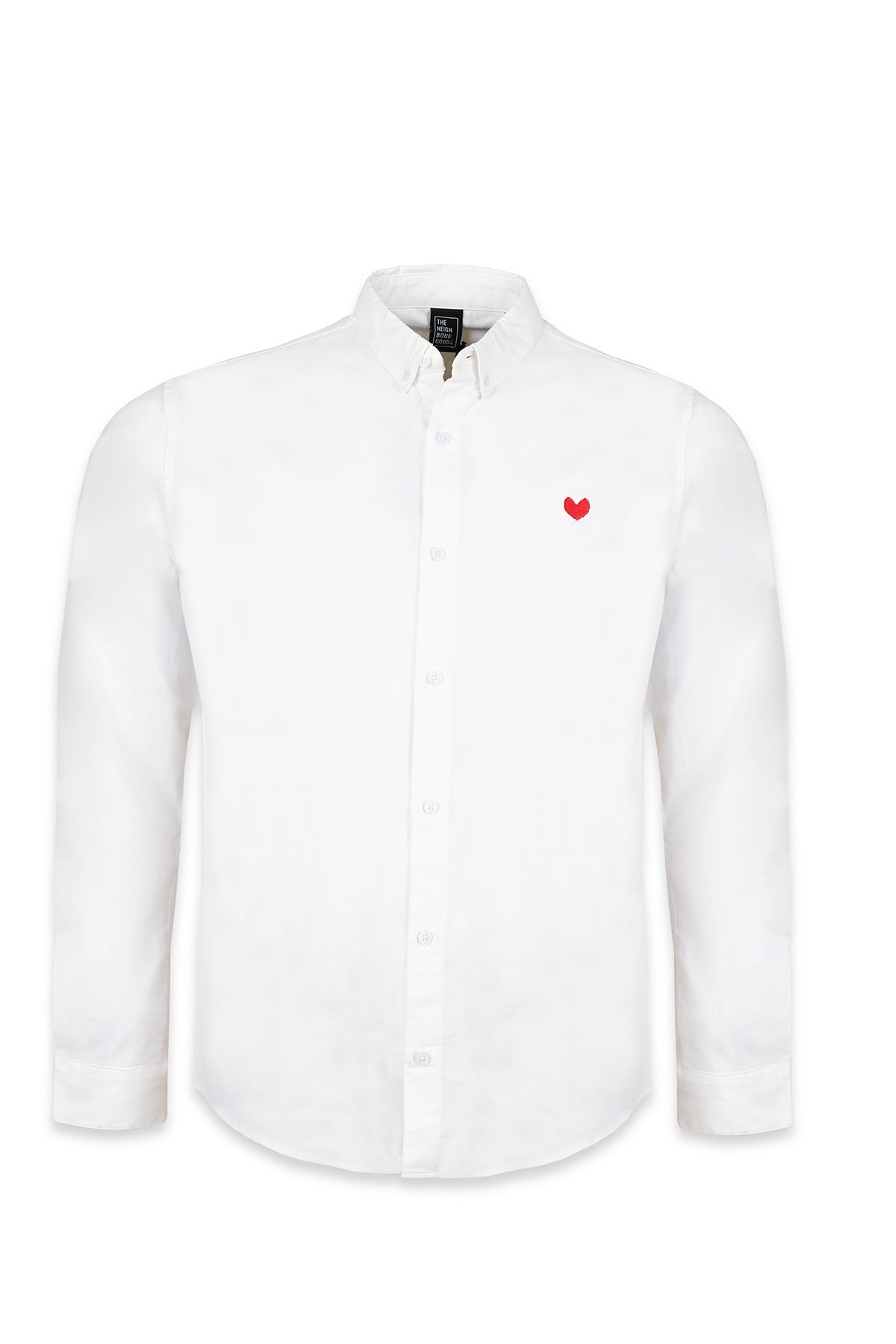 Men's Casual Shirt - White (Embroidery)