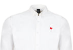 Men's Casual Shirt - White (Embroidery)
