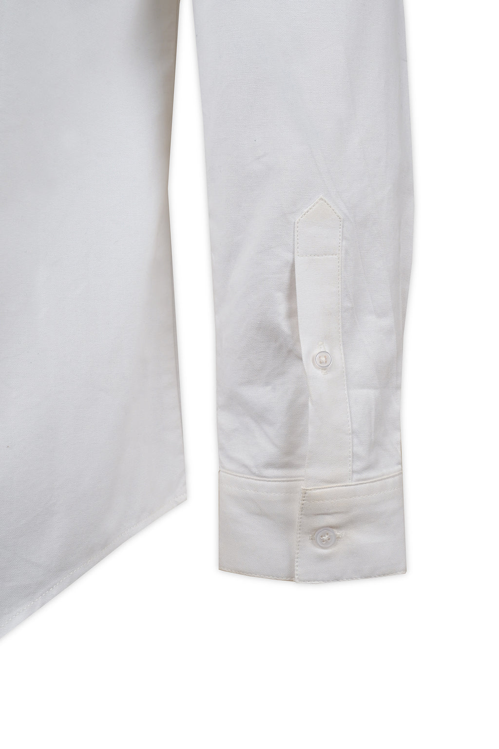 Men's Casual Shirt - White (Embroidery)