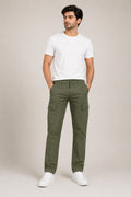 Men's Cargo Pocket Pant - Dark Green