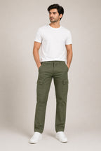 Men's Cargo Pocket Pant - Dark Green