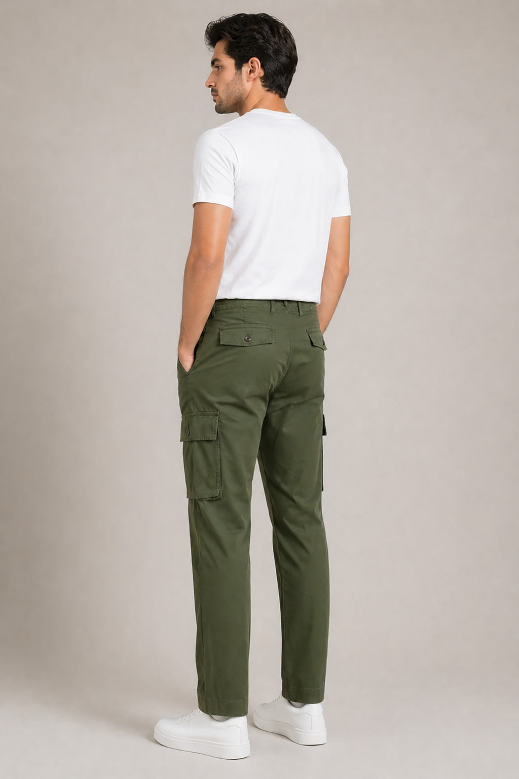 Men's Cargo Pocket Pant - Dark Green