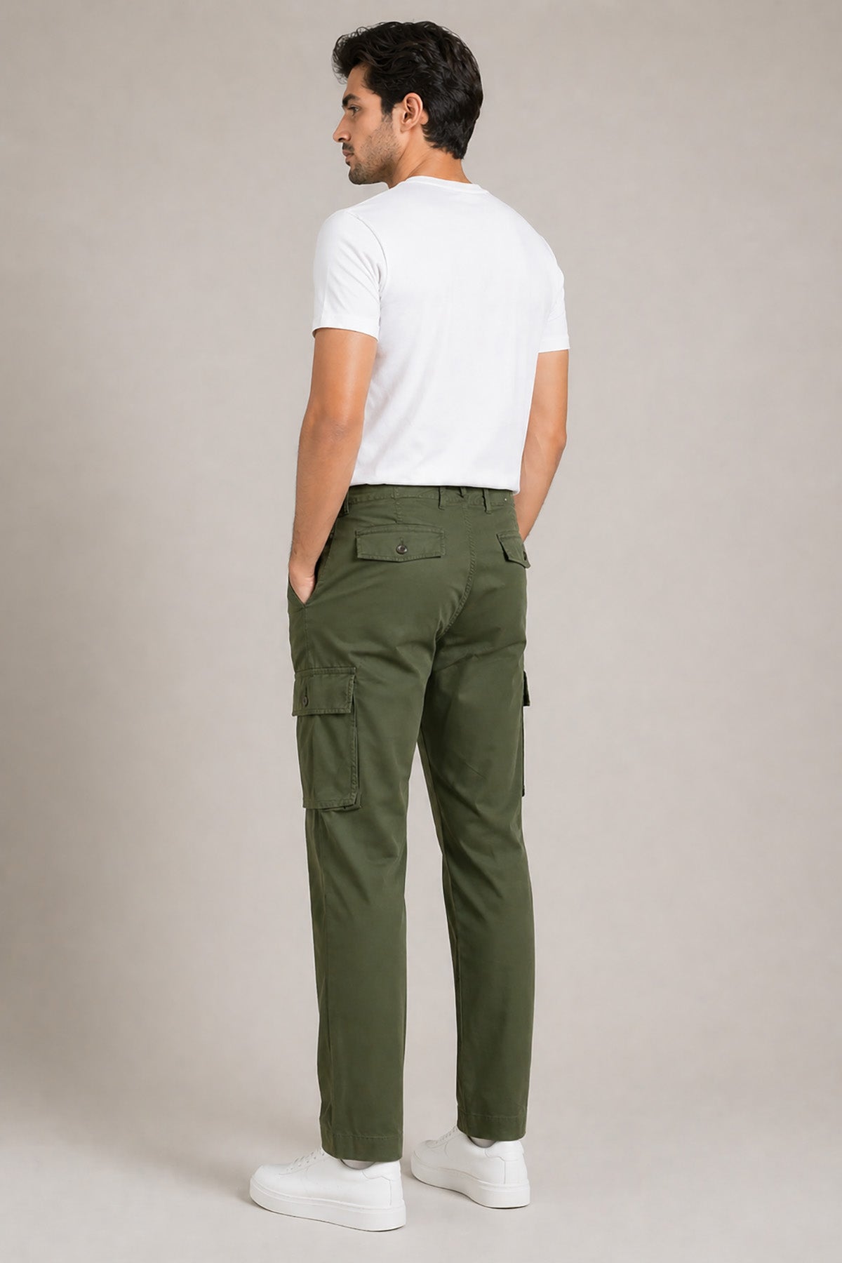 Men's Cargo Pocket Pant - Dark Green
