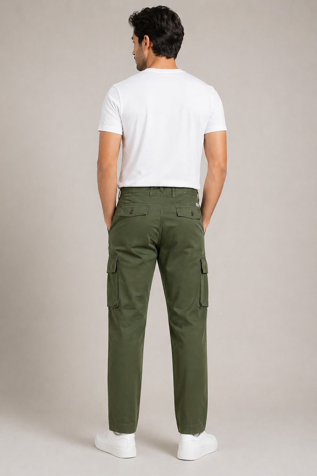 Men's Cargo Pocket Pant - Dark Green