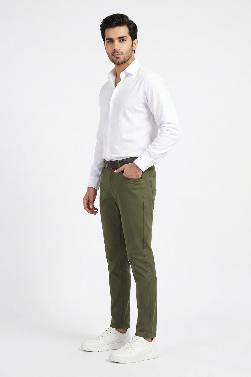 Men's Basic Pant - Dark Green