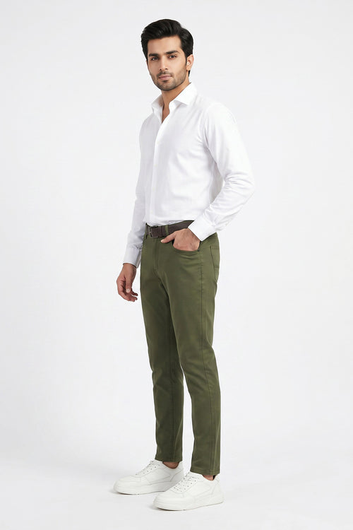 Men's Basic Pant - Dark Green