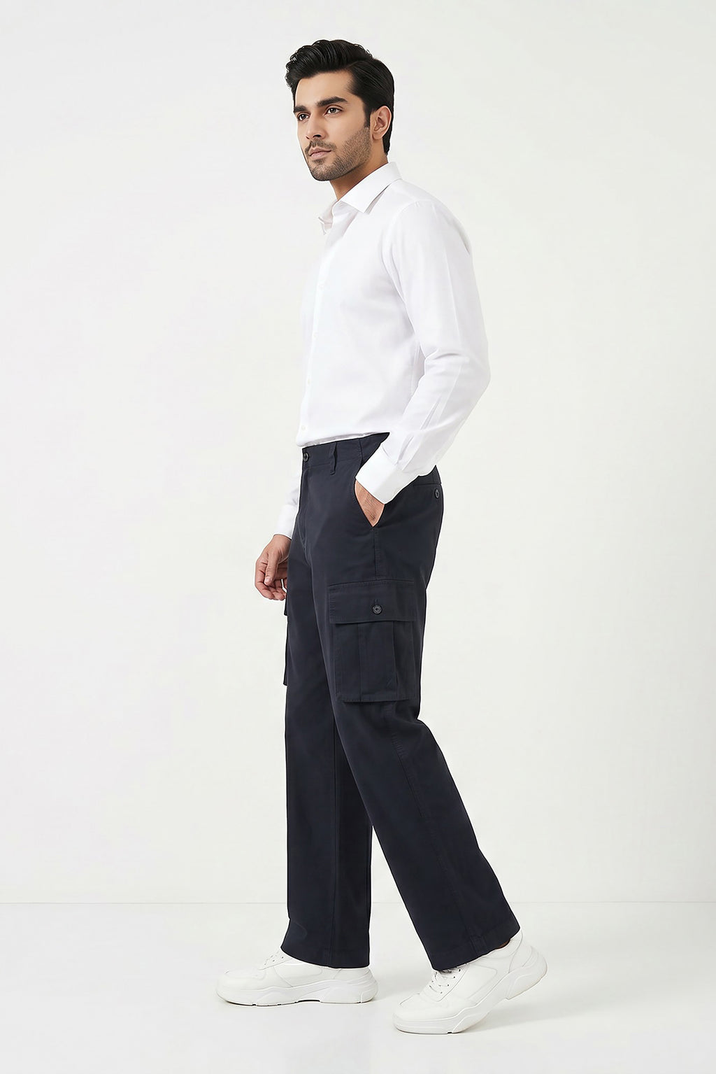Men's Cargo Pocket Pant - Nuit Noir