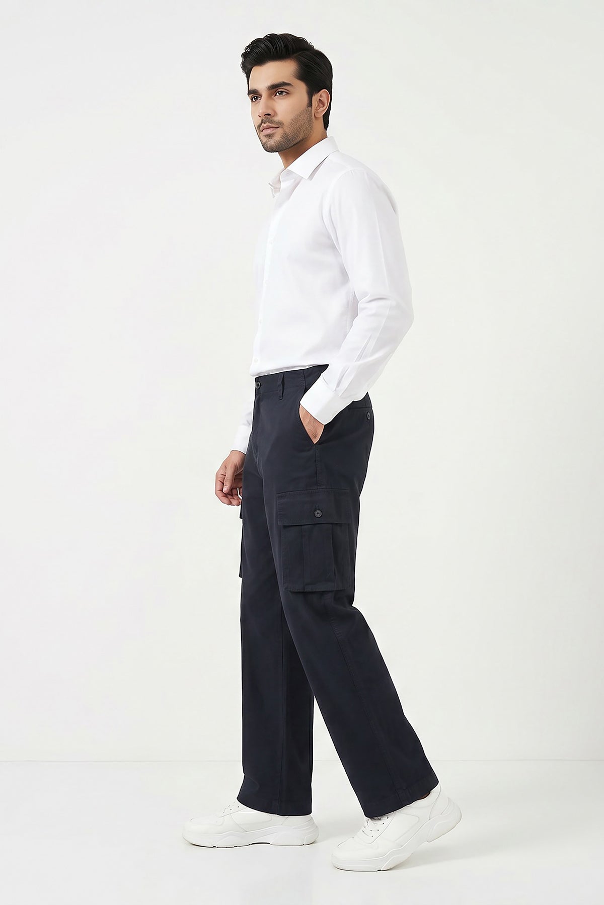 Men's Cargo Pocket Pant - Nuit Noir