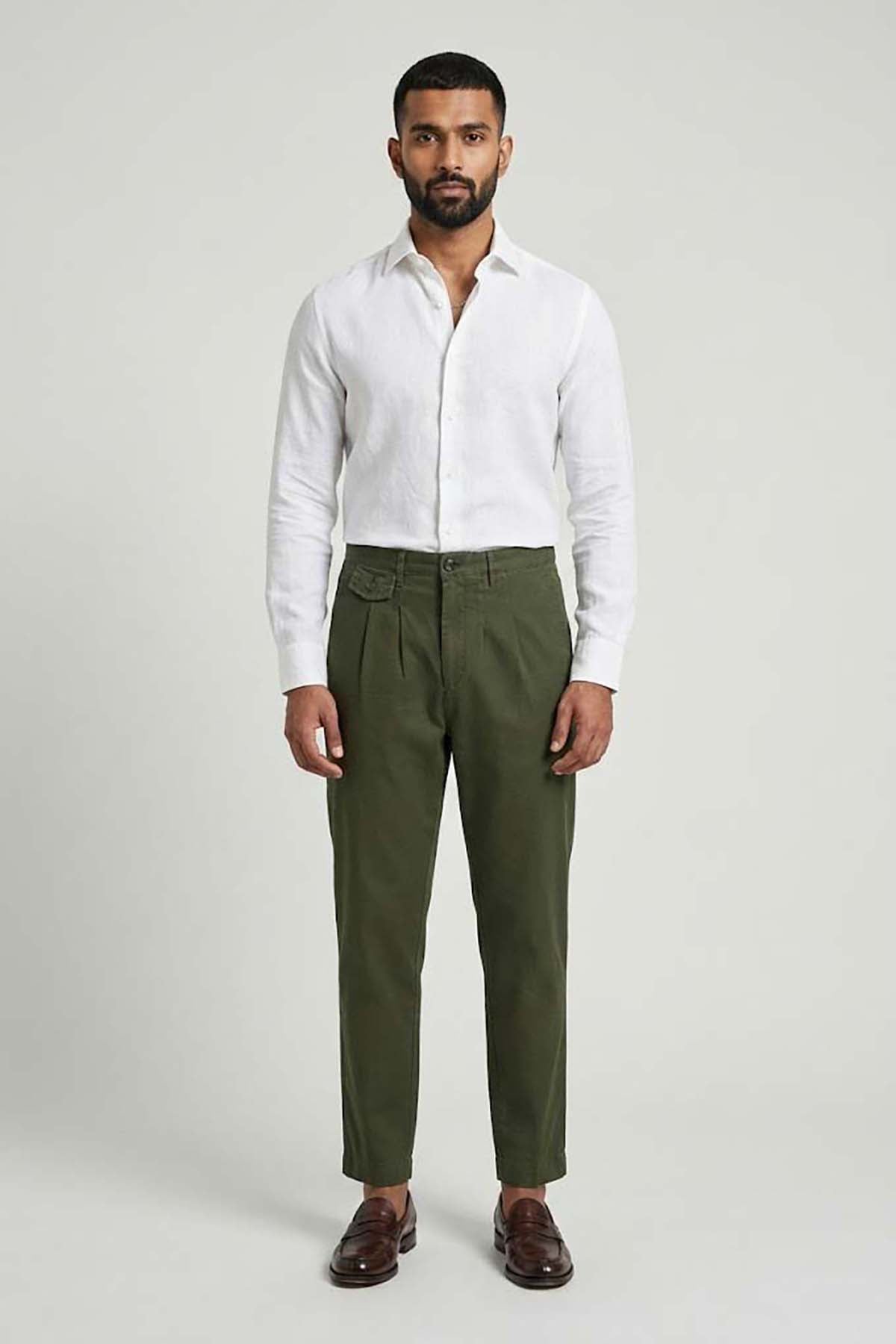 Men's Chino Pant - Dark Green