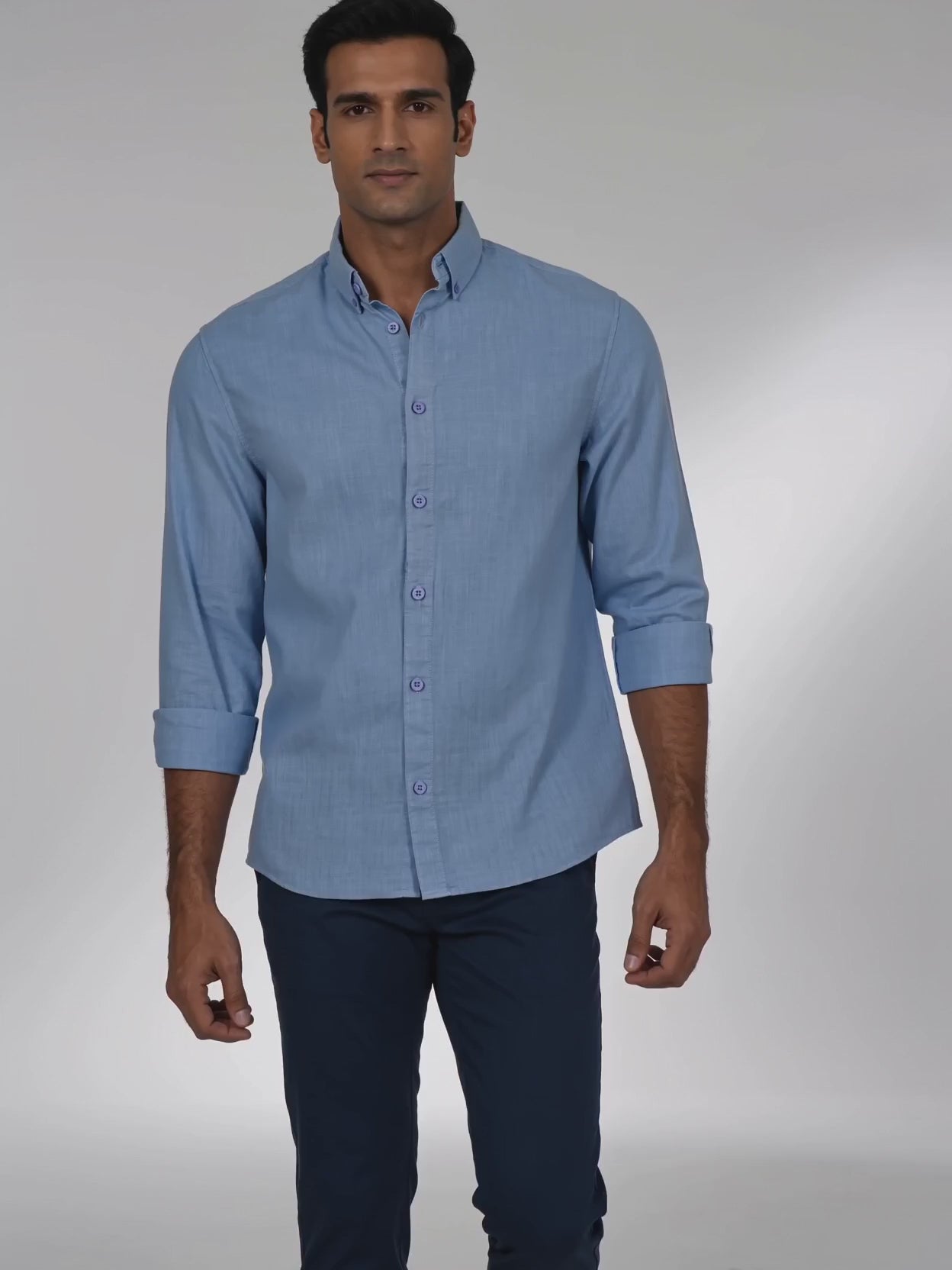 Men's Casual Shirt - Sky Blue