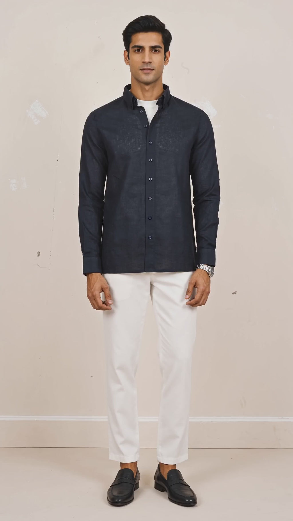 Men's Casual Shirt - Navy