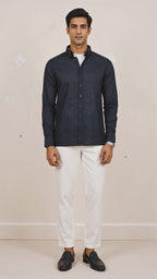 Men's Casual Shirt - Navy
